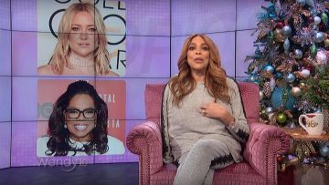 Simply Vera Vera Wang Lace-Trim Jogger Pants worn by Wendy Williams in The Wendy Williams Show