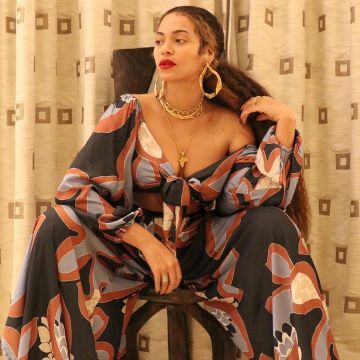 El conjunto zanzi que lució Beyoncé en la cuenta de Instagram @beyonce