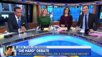 Reiss Marilyn Vert Haut Col Droit porté par Amy Robach dans Good Morning America Déc. 20, 2018