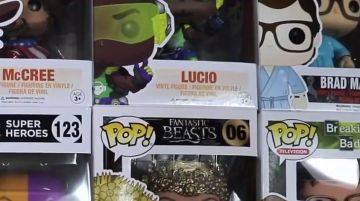 The Figurine FunKo Pop of Lucio in the YouTube video, "ALL OUR POP FUNKO !"