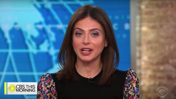 Veronica Beard imprimé Floral Manche Cavalier porté par Bianna Golodryga sur CBS, Ce Matin, Déc. 20, 2018