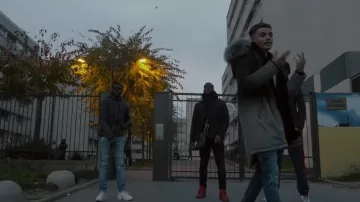 The down jacket grey RK in his movie clip #B3 I
