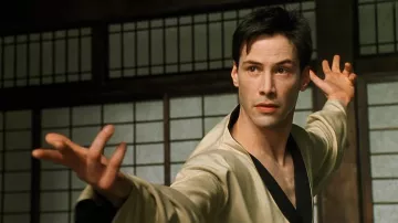 Martial Arts Uniform in white worn by Neo (Keanu Reeves) in The Matrix