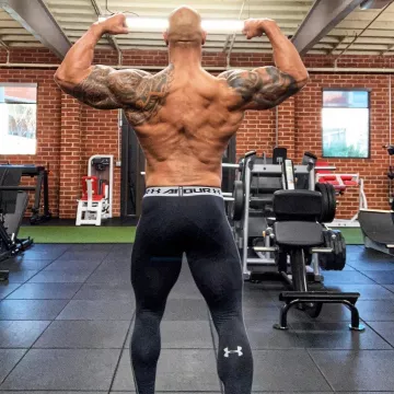 Le leggings Under Armour porté par Dwayne Johnson sur son compte Instagram @TheRock