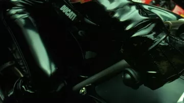 Ducati Motorcycle of Trinity (Carrie-Anne Moss) in The Matrix Reloaded