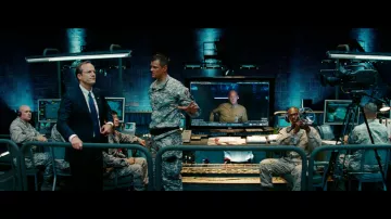 LG Monitor of General Morshower (Glenn Morshower) in Transformers: Revenge of the Fallen