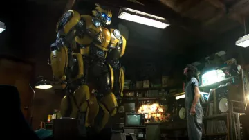 The costume of Bumblebee in the movie Bumblebee