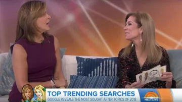 Karen Millen Zip Front Pencil Dress worn by Hoda Kotb on Today Dec. 26, 2018