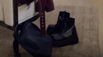Boots with platform sole and studs Demonia Nico Minoru (Lyrica Okano) in Marvel's Runaways S02E02