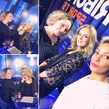 La Veste en sequins à imprimé léopard de Claire Arnoux sur le compte instagram de @claire_arnoux
