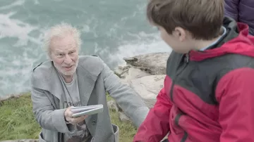 Led Zeppelin US Tour 1975 t-shirt worn by Merlin (Patrick Stewart) as seen in The Kid Who Would Be King