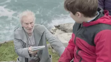 Led Zeppelin US Tour 1975 t-shirt worn by Merlin (Patrick Stewart) as seen in The Kid Who Would Be King