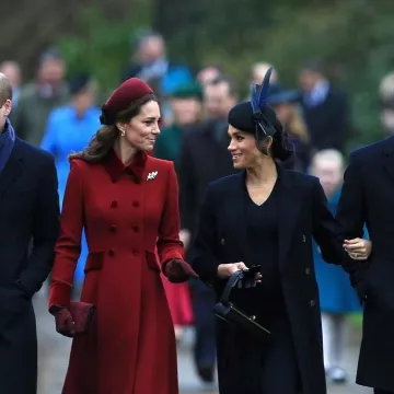 Powder Box Bag worn by Meghan Markle during the Christmas service 2018