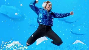 Hyphen Hyphen Chaqueta de vinilo azul de Hyphen en Le Grand Noël Deezer