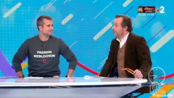 Le sweat passion reblochon de Gregoire Tournon dans Télématin du 29/12/2018