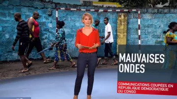 La camisa de bordado de serpiente Idano de Laurie Milliat-Desorgher en Le 12:45 por M6 del 03/01/2019