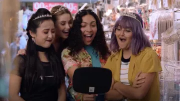 The striped top A. L. C. Gert Yorkes (Ariela Barer) in Marvel's Runaways S02E11