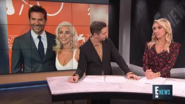 AllSaints Harlow Eira Print Dress usado por Giuliana Rancic en E! Noticia