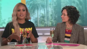 Urban Outfitters Nasty Nas Tee porté par Eve sur Le Talk Janv. 02, 2019