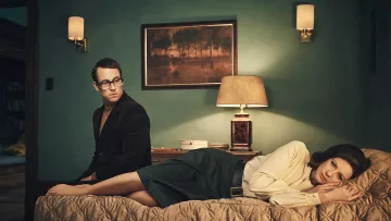 Gafas vintage de Frank Randall (Tobias Menzies) como se ve en Outlander S03E01