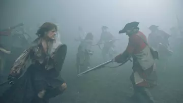 British soldiers' red coat as seen in Outlander S02E10