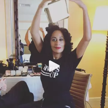 Le t-shirt Time's up de Tracee Ellis Ross sur son compte Instagram @traceeellisross
