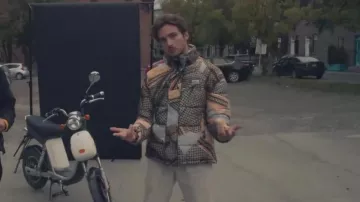 La blouson Nebraska Andrea Crews x Schott de Lord Esperanza dans son clip Audigier feat. FouKi