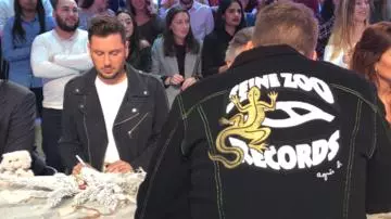 The jacket jean black Agnés B of Matthew Delormeau in Key not at my post 21/12/18 on C8