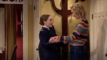 Rhodes Striped Pullover worn by Mandy Baxter (Molly McCook) in Last Man Standing (S07E01)