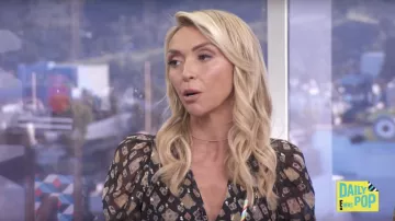 Ulla Johnson Karolina Soie Mélange de Fil Coupé la Robe portée par Giuliana Rancic sur E! News Quotidiennes, Des Pop