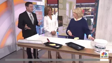 See by Chloe Tie Neck Long Sleeves A Line Dress worn by Hoda Kotb on Today