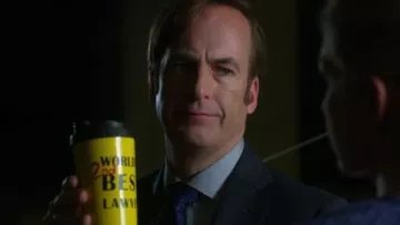 World's 2nd Best Lawyer Mug used by Jimmy McGill (Bob Odenkirk) in Better Call Saul S02E02