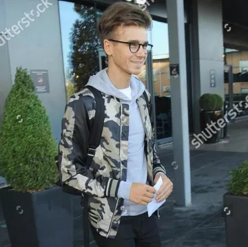 Camouflage veste portée par Joe Indiquent sur son Instagram account @joe_sugg