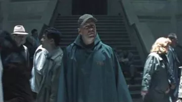 El auténtico poncho de seguridad de David Dunn (Bruce Willis) en Unbreakable
