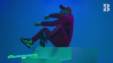 Zapatillas Puma Thunder Spectra "OG" de COR en el video "11 raperos a seguir en YouTube" de Booska-P