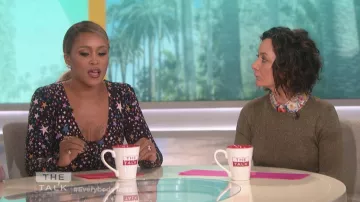 Free People Girls Like Us Bodysuit worn by Eve on The Talk Jan 9, 2019