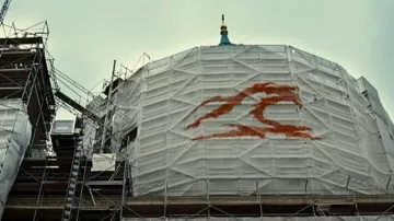 Nikolaikirche in Potsdam, Germany as seen in The Wave (Die Welle)