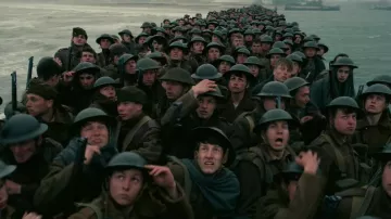 British WW2 helmet worn by a Soldier (Mikey Collins) as seen in Dunkirk