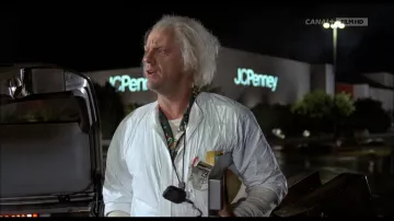 JCPenney du Dr Emmett Brown (Christopher Lloyd) dans Retour vers le Futur