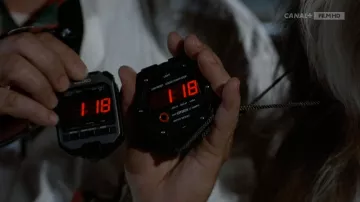 Seiko Chrono utilisé par le Dr Emmett Brown (Christopher Lloyd) dans Retour vers le Futur