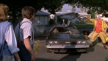 Delorean Voiture utilisée par le Docteur Emmett Brown (Christopher Lloyd) dans Retour vers le Futur Partie II