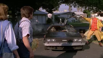 Delorean Car used by Doctor Emmett Brown (Christopher Lloyd) in Back to the Future Part II