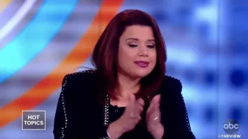 Kobi Halperin Ken Studded Blazer Veste portée par Ana Navarro sur La Vue