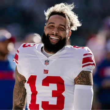 The jersey NFL new York Giants Odell Beckham Jr. on his account Instagram