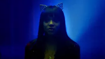 Diadema de orejas de gato de Brooke (Reign Edwards) en el Hell Fest