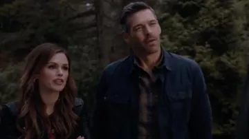 Faux Leather Moto Jacket worn by Sam Swift (Rachel Bilson) in Take Two (S01E03)