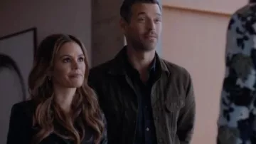 Faux Leather Moto Jacket worn by Sam Swift (Rachel Bilson) in Take Two (S01E05)