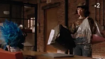 Love Me Bleach Mom Jeans worn by Monica (Alice Lee) in Take Two (S01E06)