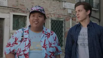 La chemise de Ned (Jacob Batalon) dans Spider-Man: Far from Home