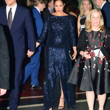 Les sandales Stuart Weitzman de Meghan Markle à la première du cirque du soleil au Albert Hall